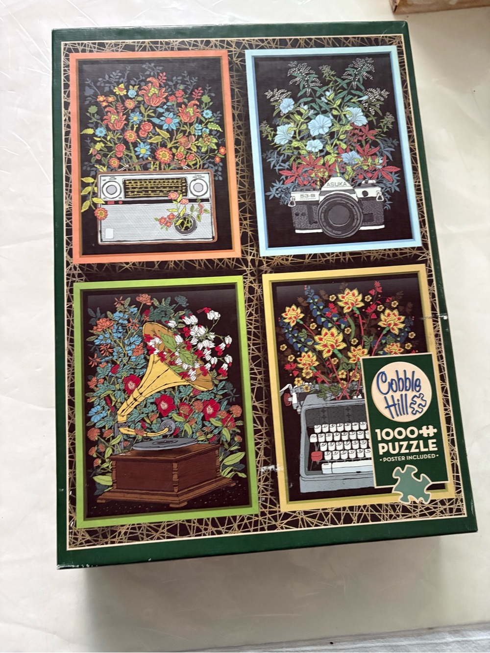 Floral Objects 1000 Piece Jigsaw Puzzle Cobble Hill